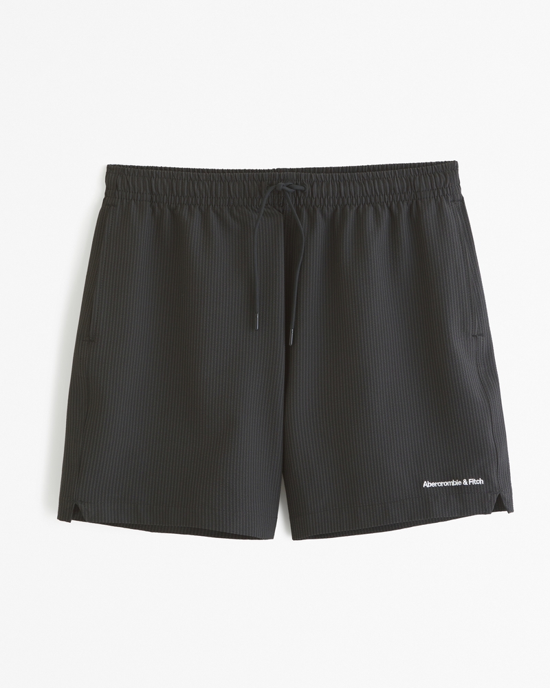 Men s Pull On Seersucker Swim Trunk Men s Sale Abercrombie