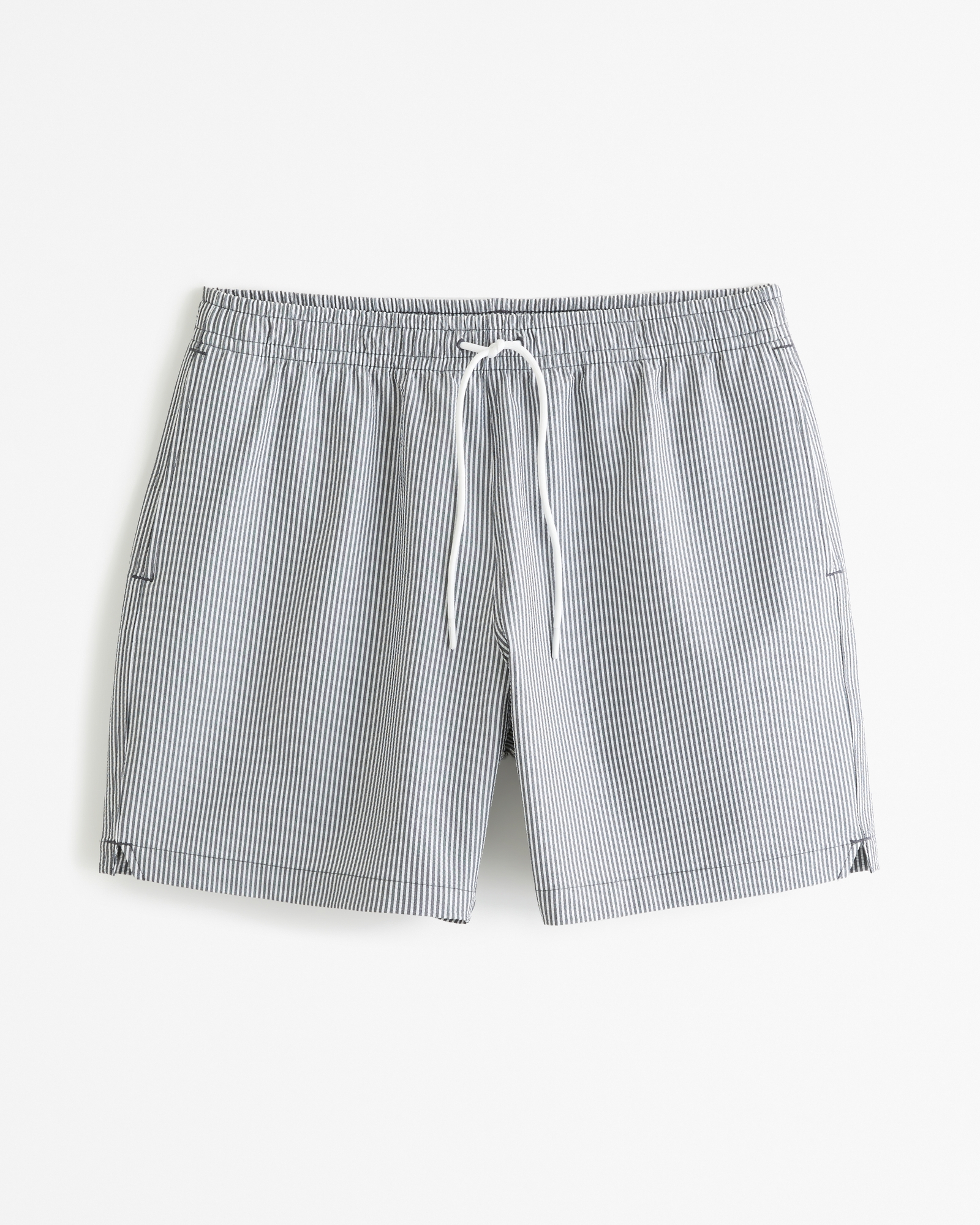 Pull-On Seersucker Swim Trunk