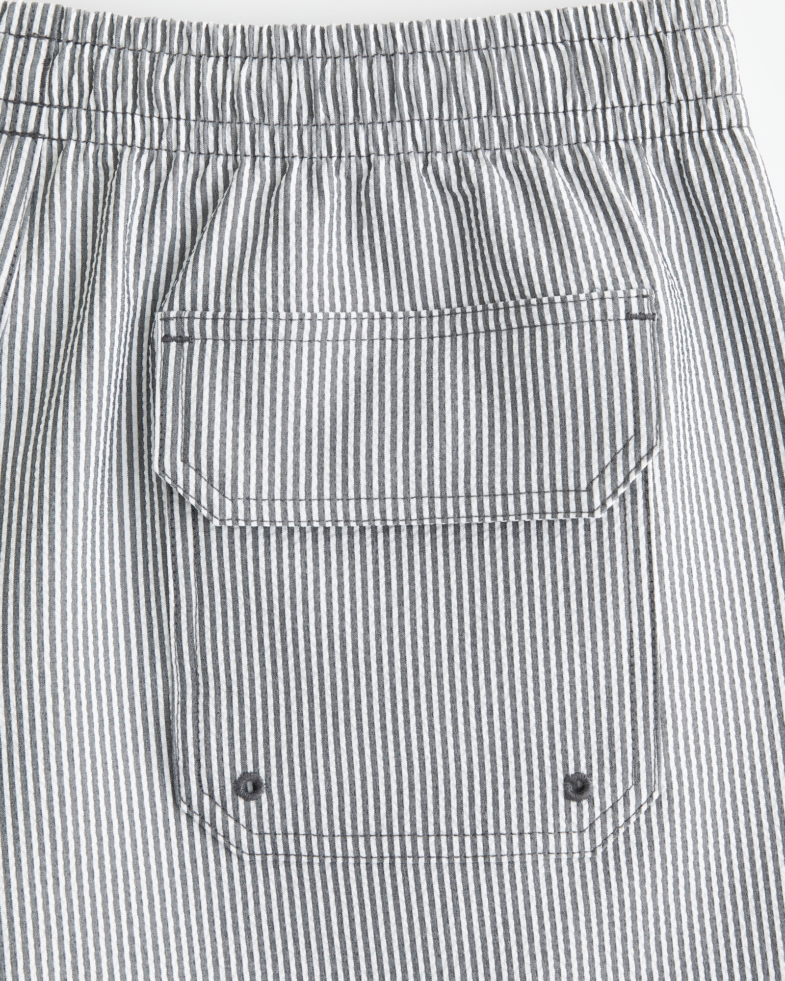 Pull-On Seersucker Swim Trunk