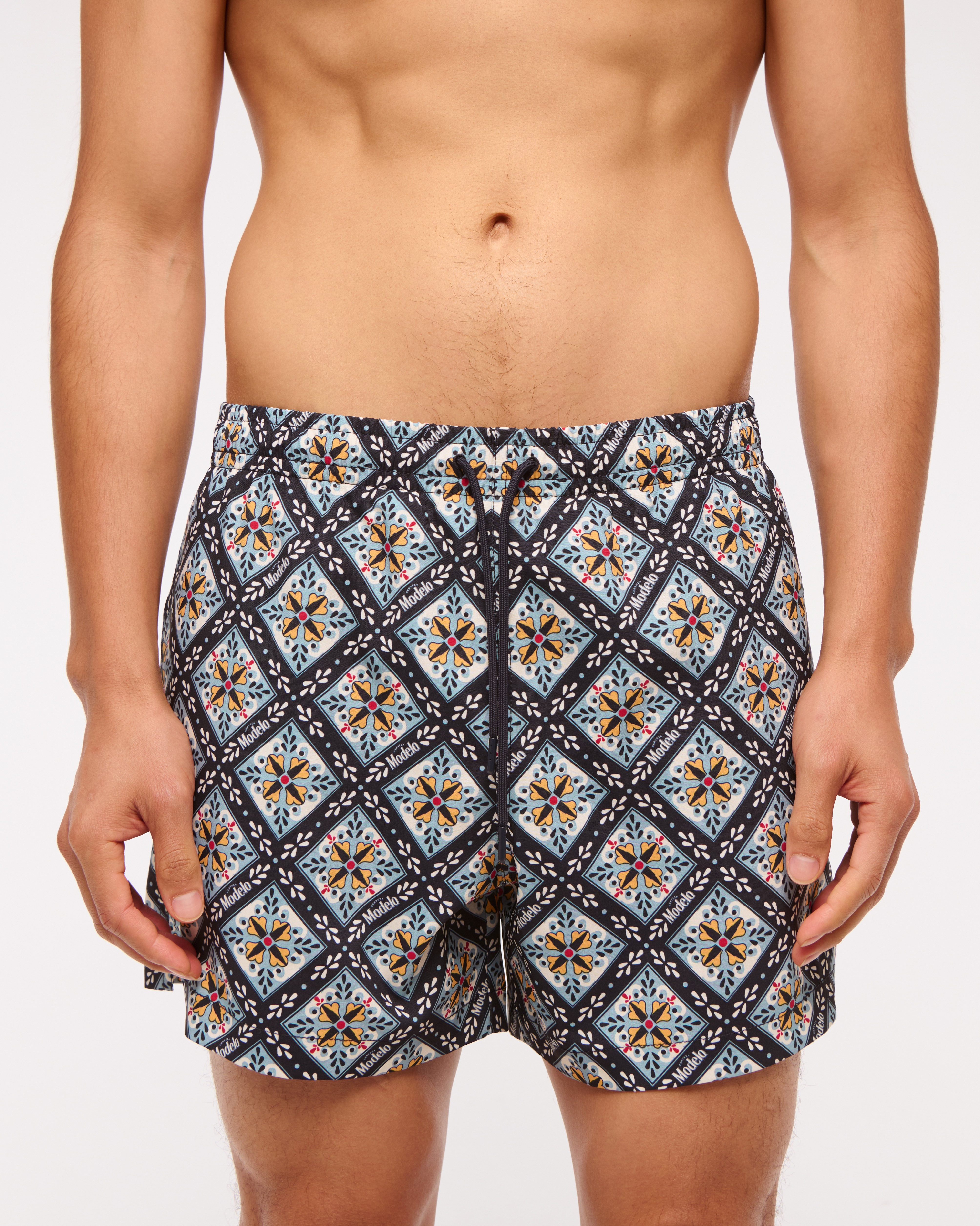 Abercrombie & Fitch Modelo Graphic Pull-on Swim Trunk In Multi