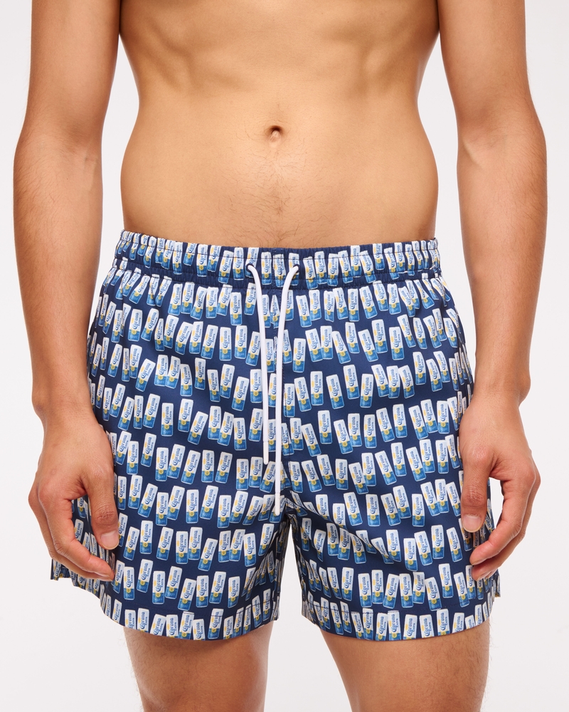 Pull-On Seersucker Swim Trunk