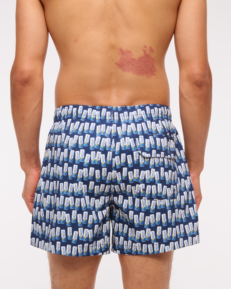Corona Graphic Pull-On Swim Trunk