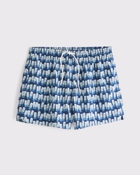 Corona Graphic Pull-On Swim Trunk