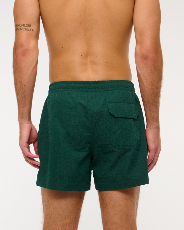 Pull-On Micro-Texture Swim Trunk