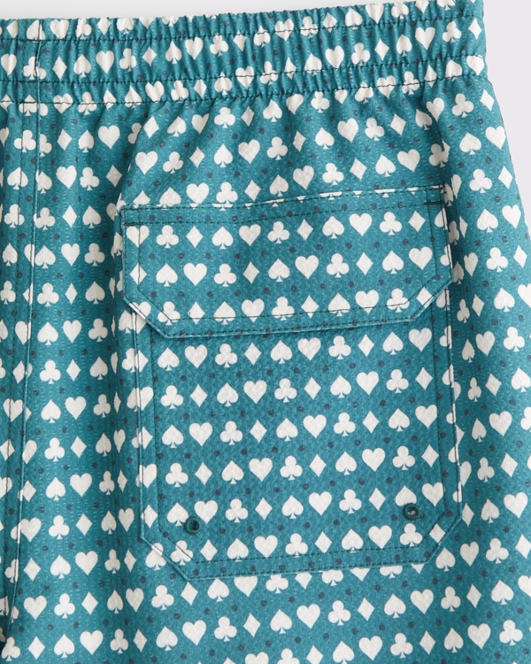 Pull-On Seersucker Swim Trunk