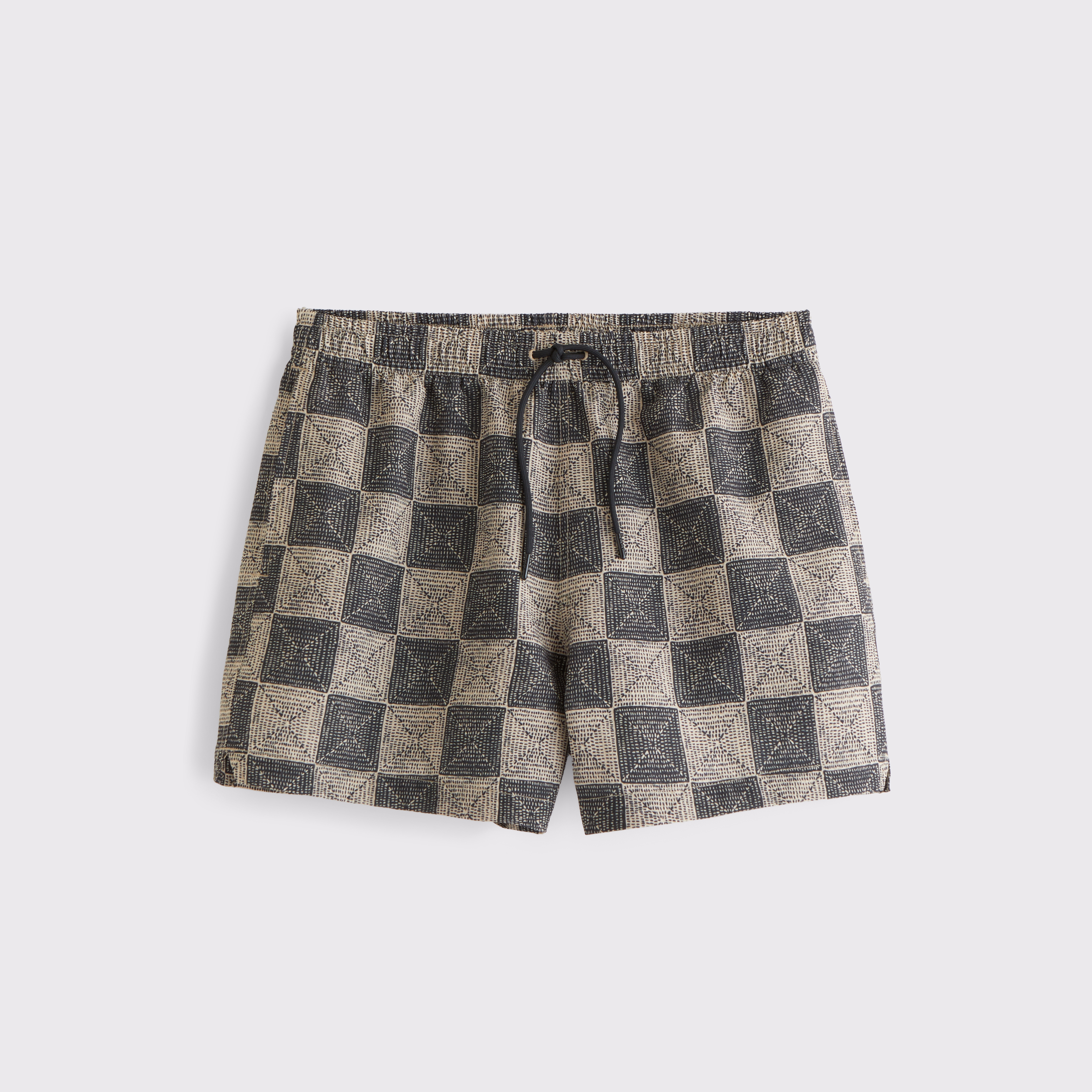 Abercrombie & Fitch Pull-on Seersucker Swim Trunk In Multi