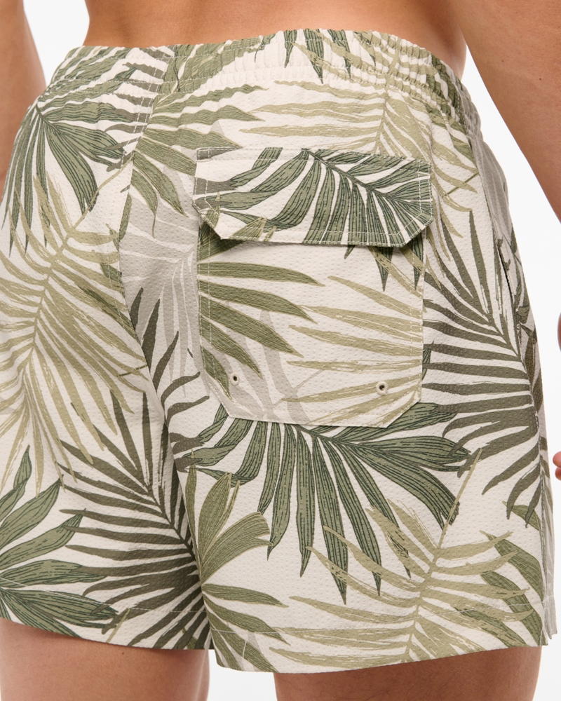 Pull-On Seersucker Swim Trunk