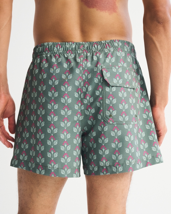 Pull-On Seersucker Swim Trunk