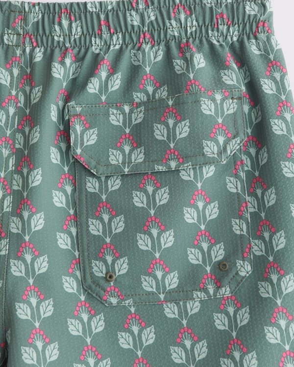 Pull-On Seersucker Swim Trunk