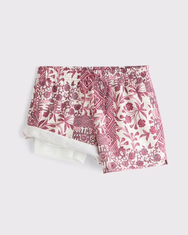 Pull-On Seersucker Swim Trunk