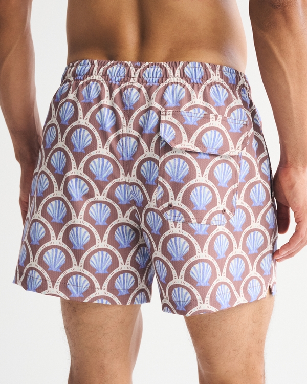 Pull-On Seersucker Swim Trunk