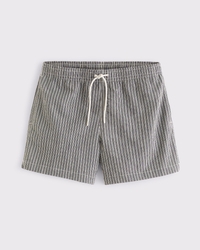 Pull-On Micro-Texture Swim Trunk
