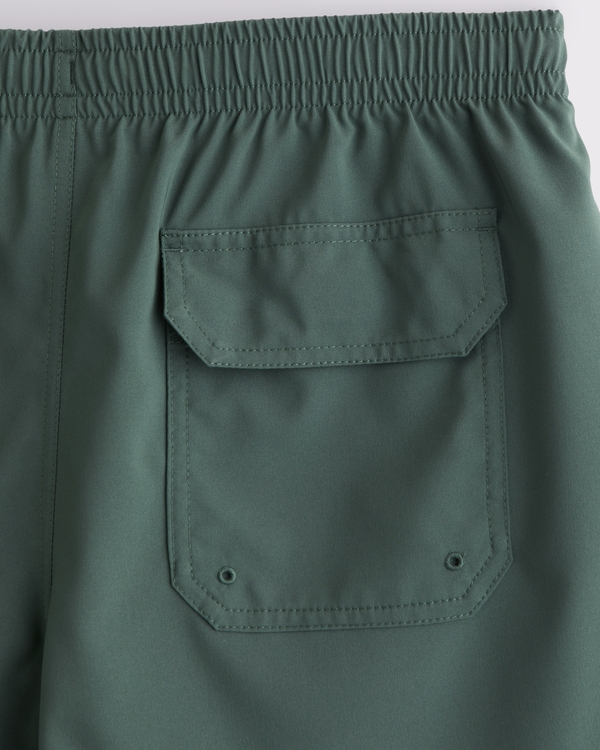 Pull-On Micro-Texture Swim Trunk