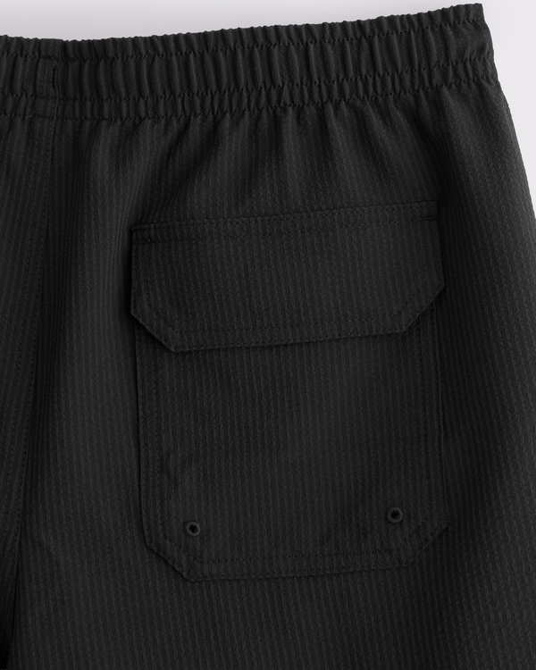 Pull-On Seersucker Swim Trunk