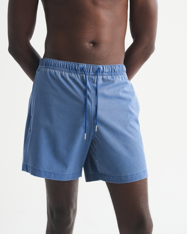 Pull-On Swim Short, Blue view 1