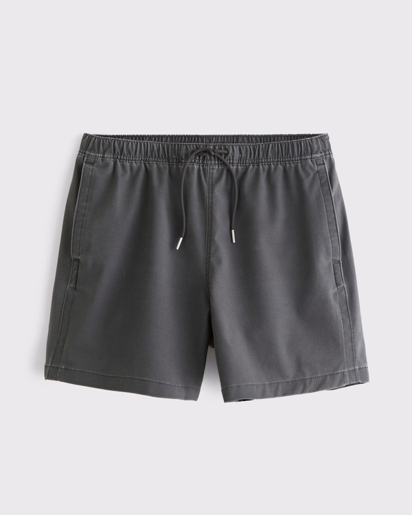 Pull-On Swim Short, Evening Gray view 1