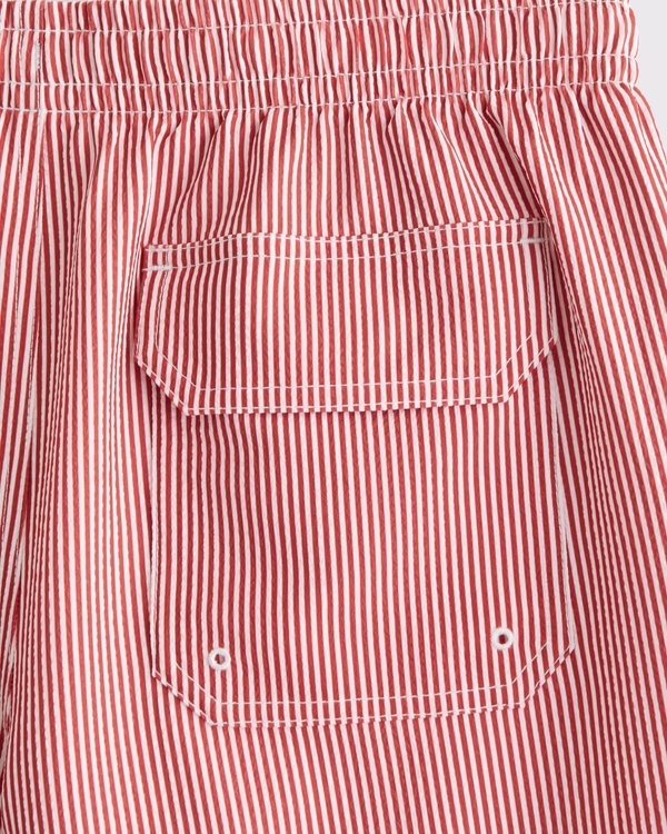Pull-On Seersucker Swim Trunk