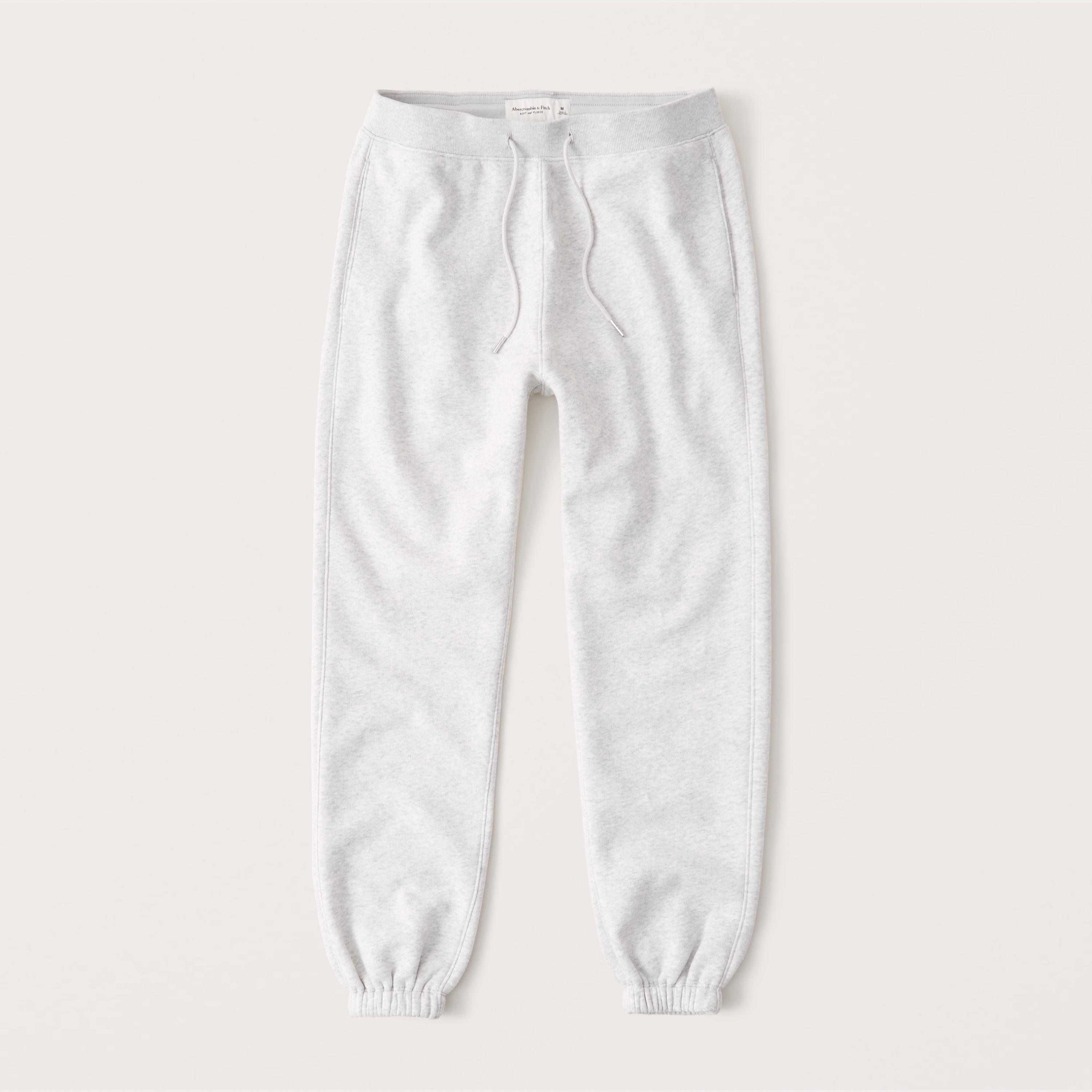grey cinched sweatpants