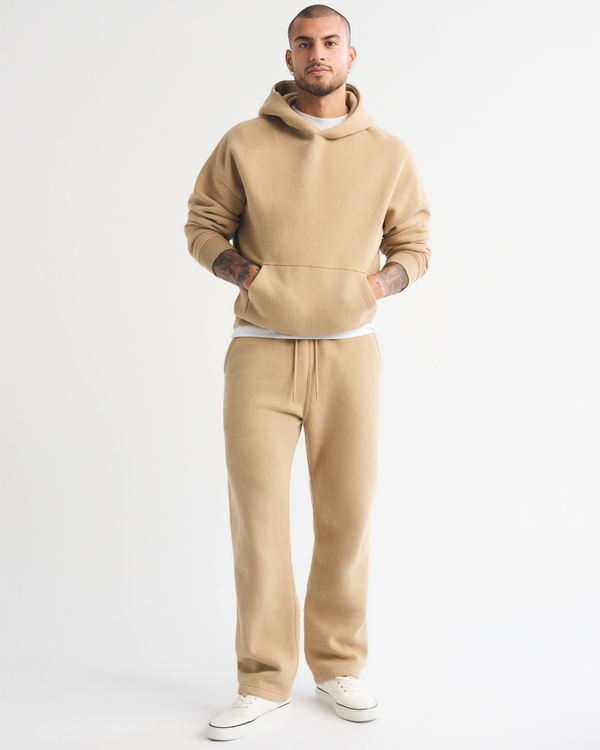 Essential Straight Open-Hem Sweatpant