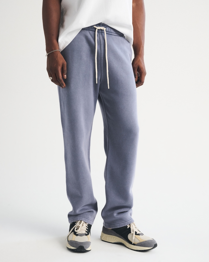 Essential Straight Open-Hem Sweatpant