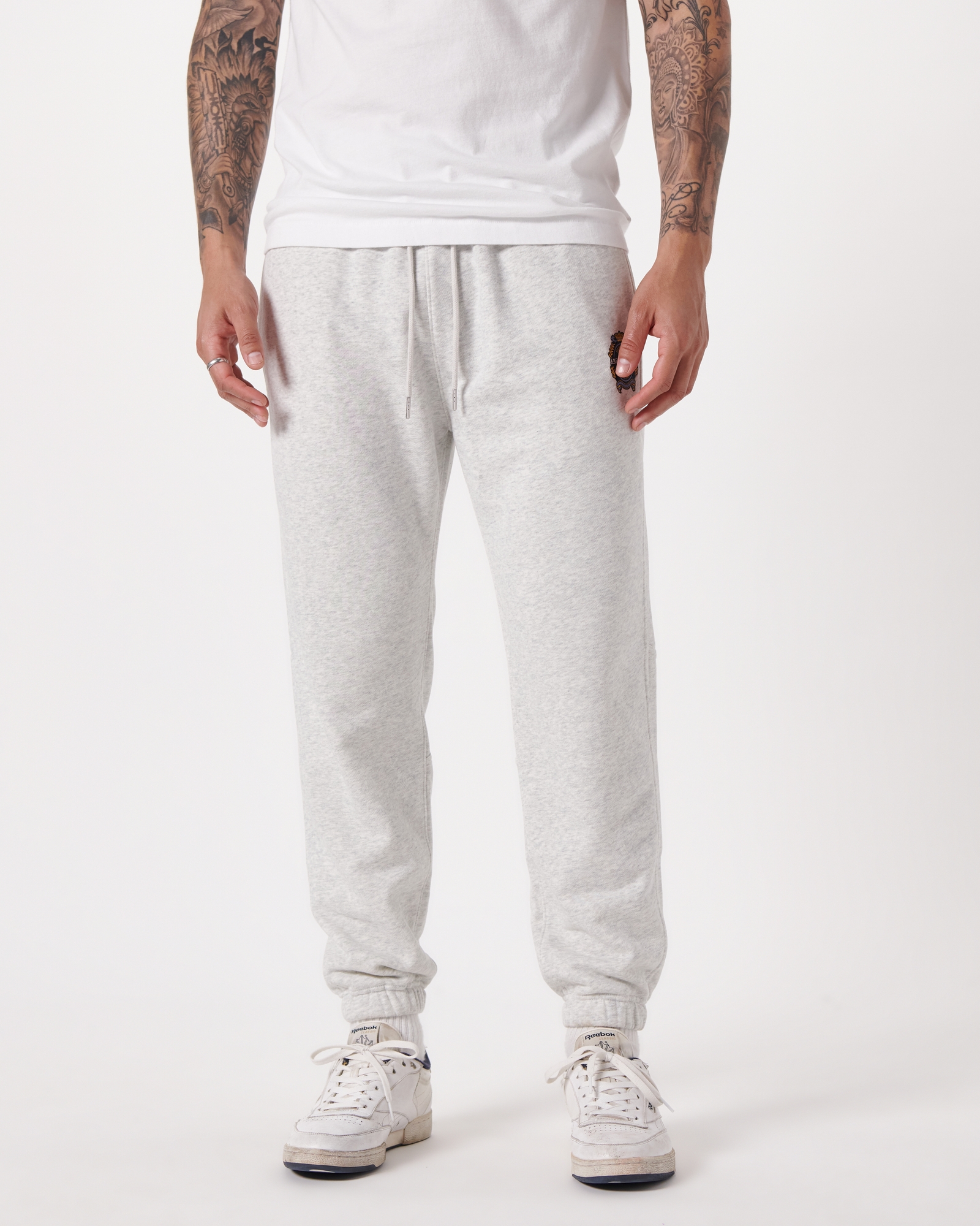 Men's French Terry Crest Logo Jogger, Men's Sale