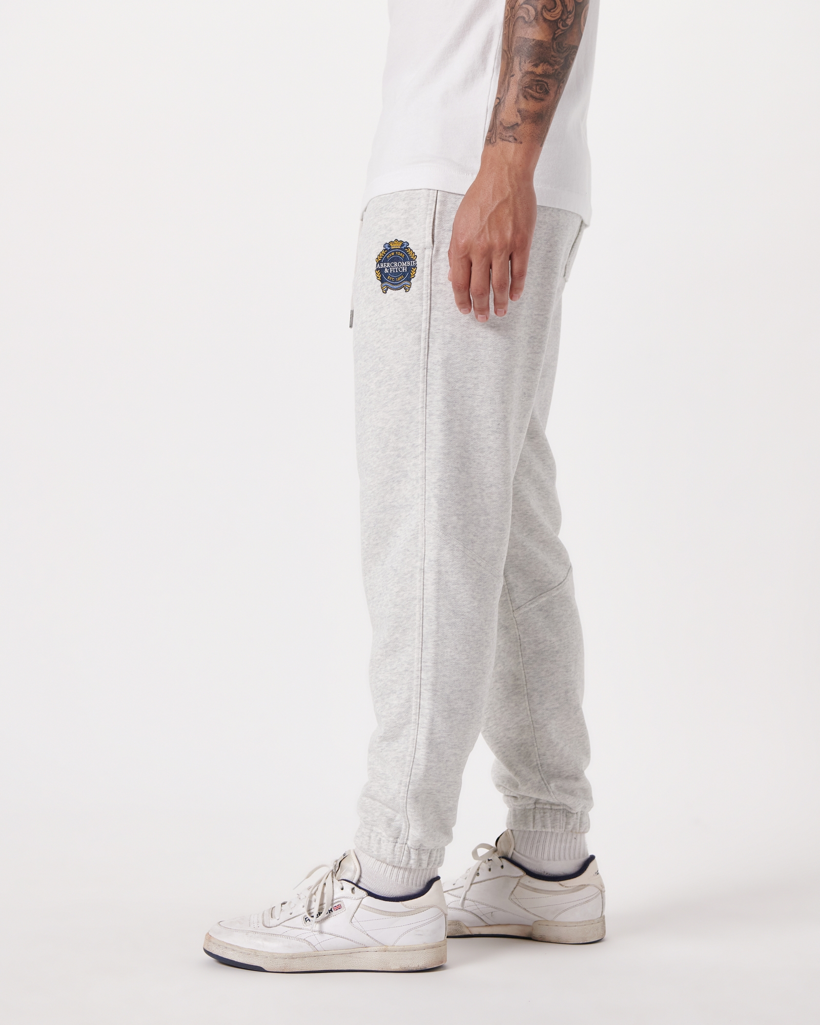 Men's French Terry Crest Logo Jogger, Men's Sale