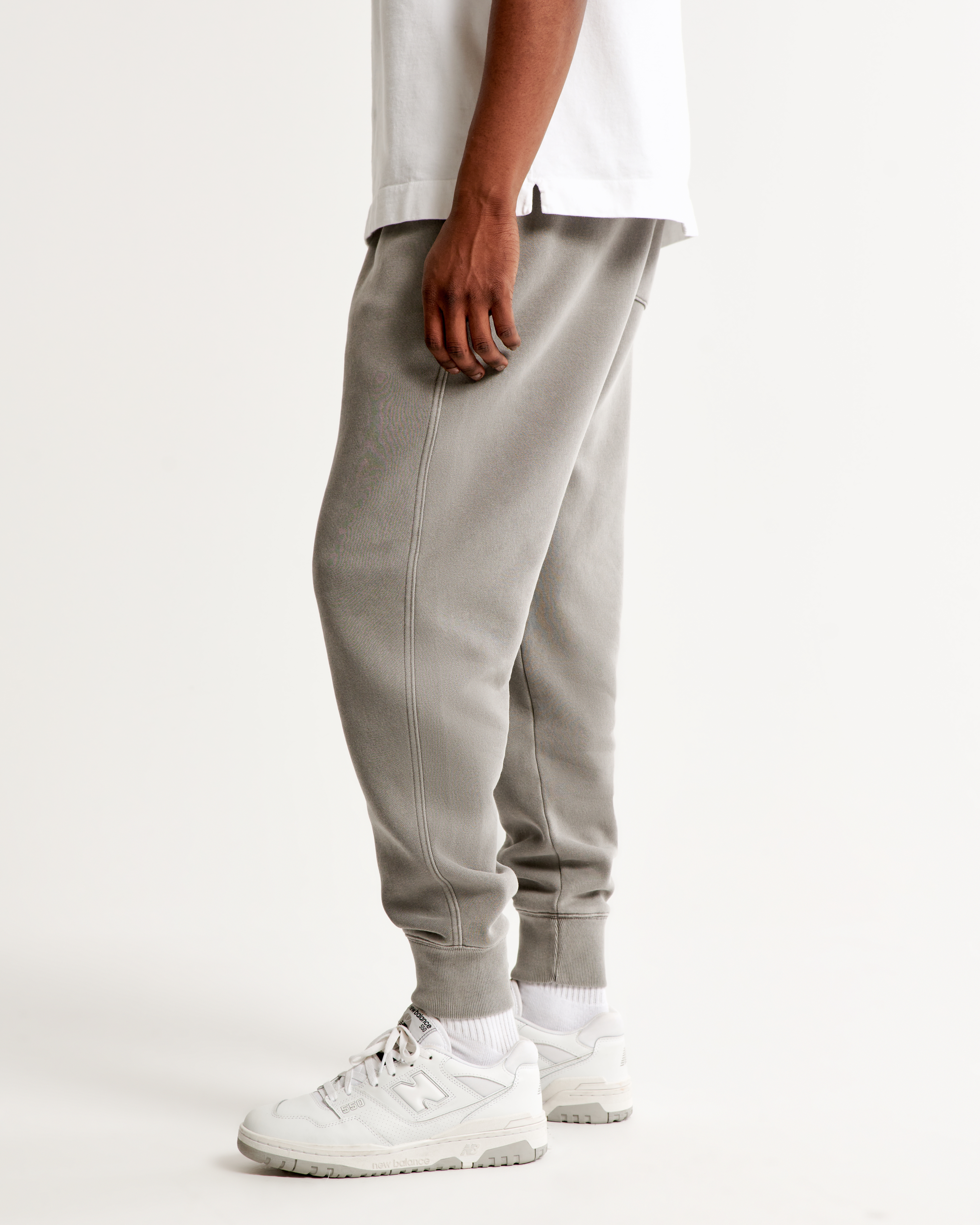 Abercrombie discount grey joggers