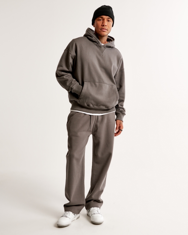 Premium Heavyweight Loose Sweatpant, Dark Grey