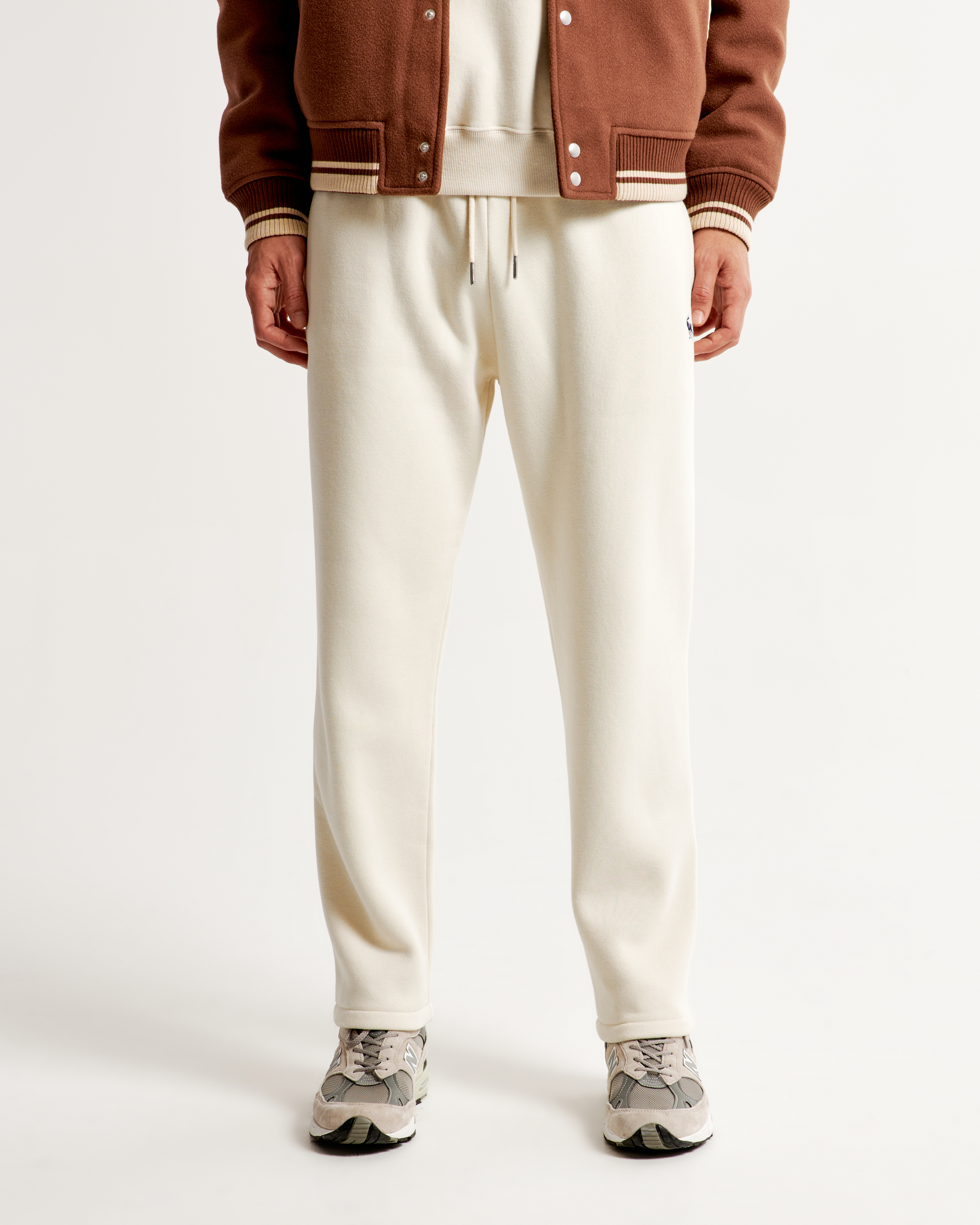 Abercrombie best sale cream sweatpants