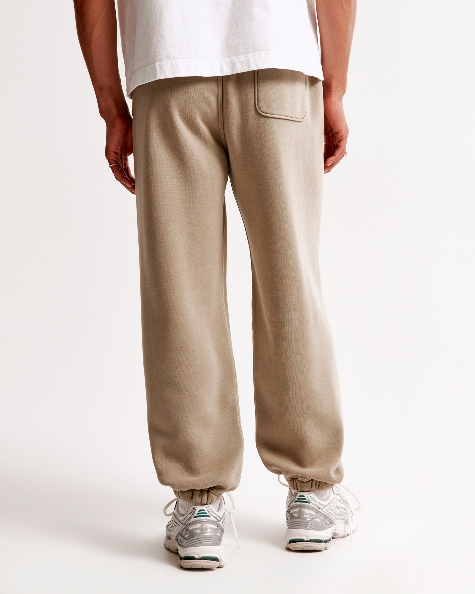 Micro-Logo Baggy Cinched Sweatpant