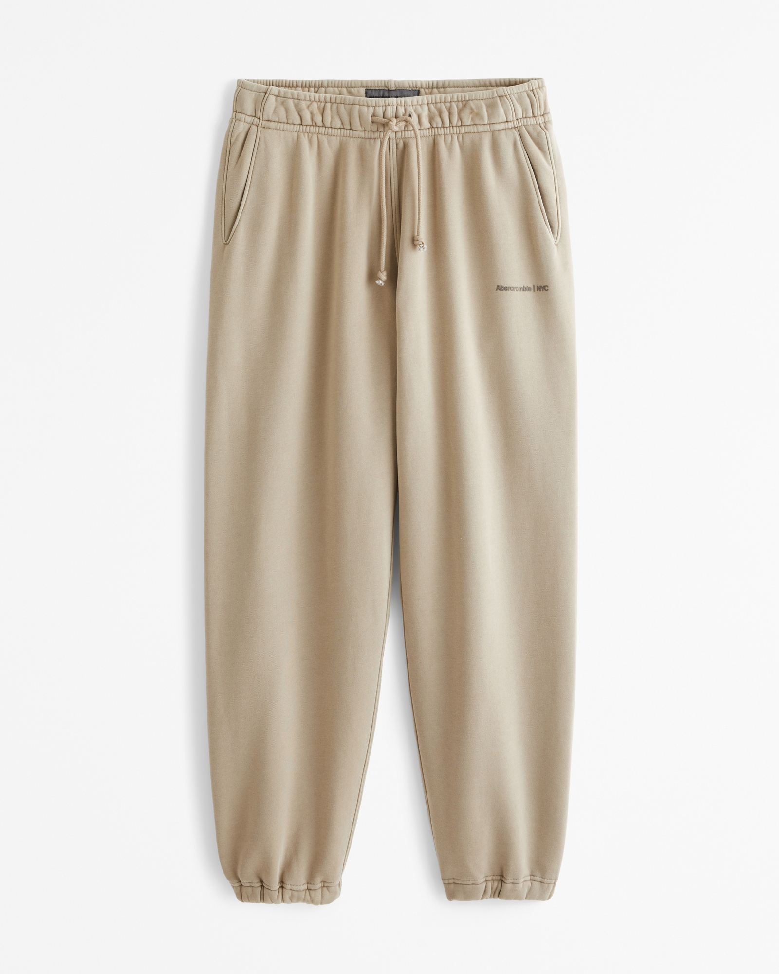 Micro-Logo Baggy Cinched Sweatpant