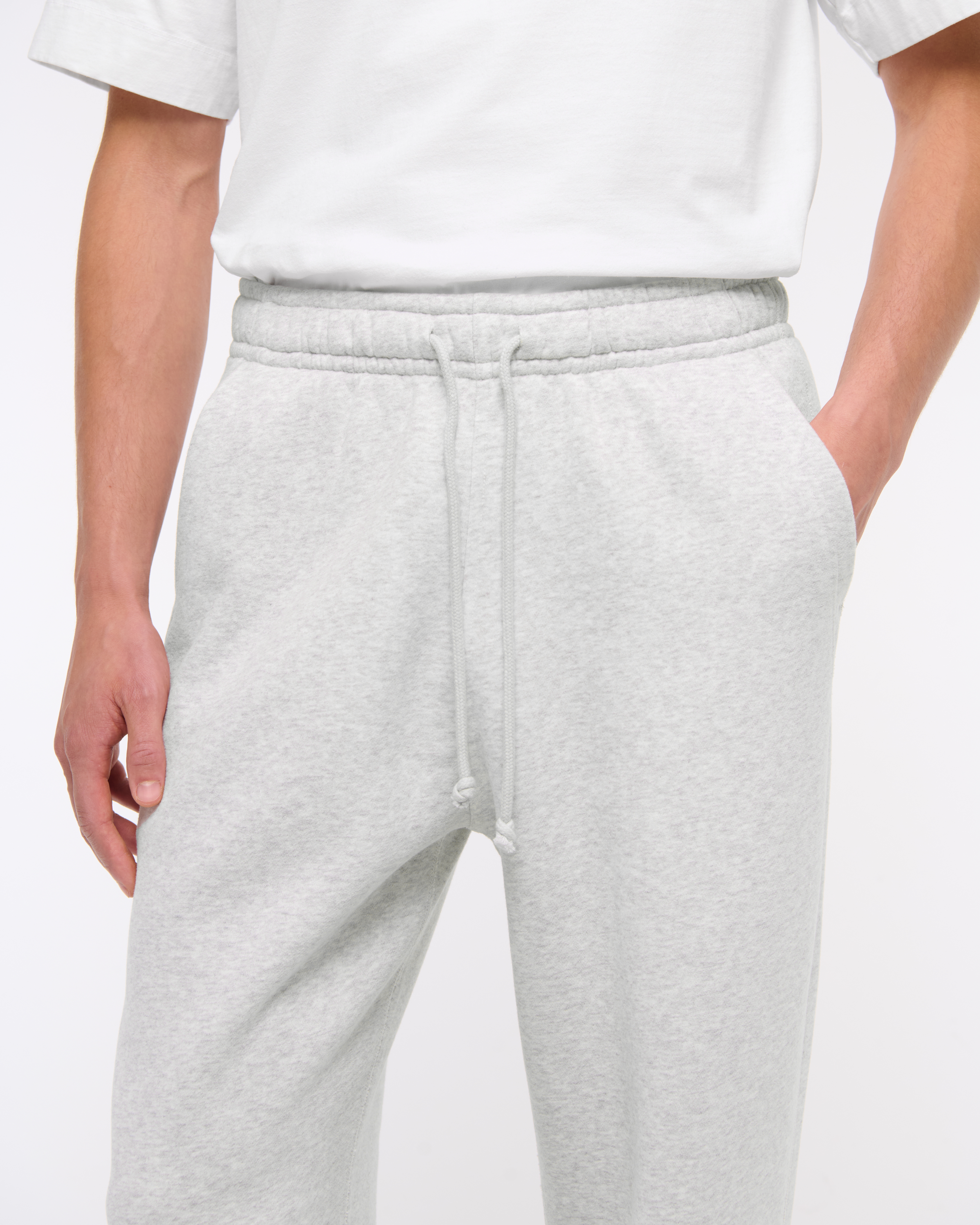 mens open hem track pants