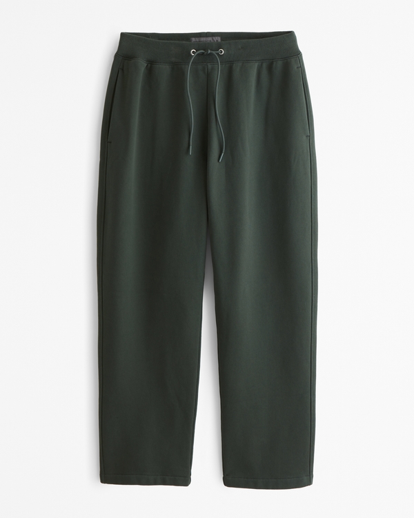 Premium Heavyweight Loose Open-Hem Sweatpant, Moss