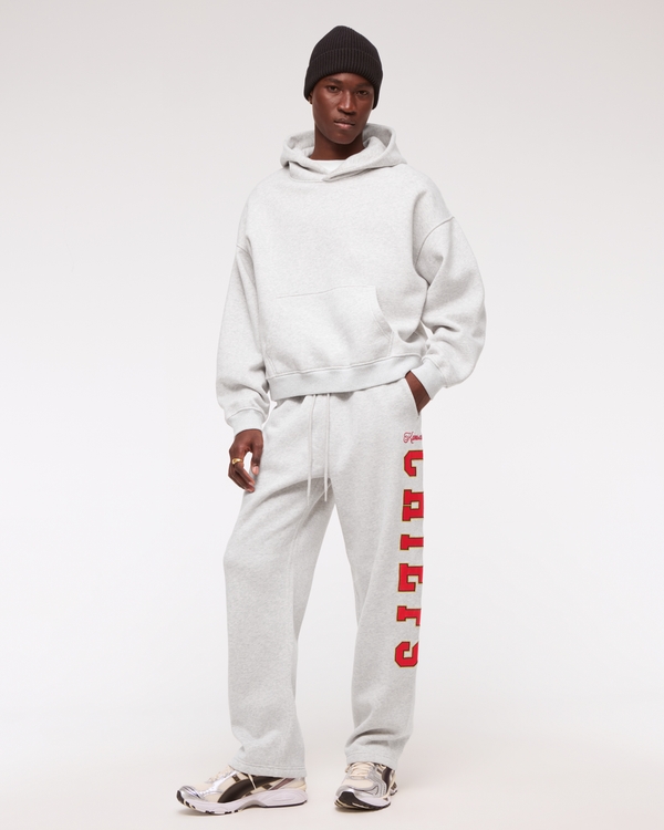 Kansas City Chiefs Graphic Sweatpant, Heather Grey view 2