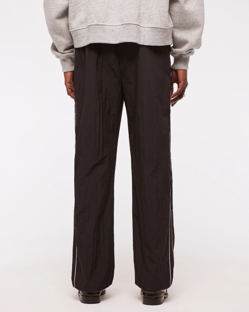 Nylon Open-Hem Sweatpant