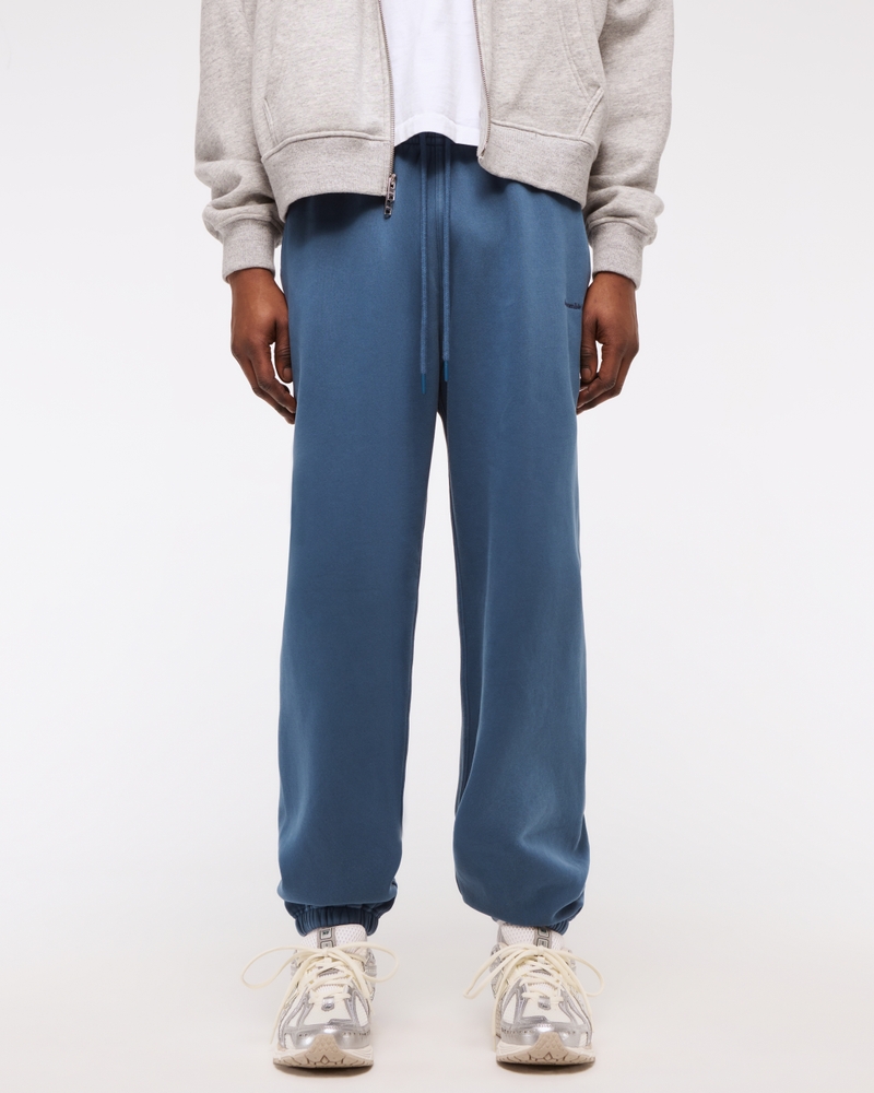Micro-Logo Baggy Cinched Sweatpant