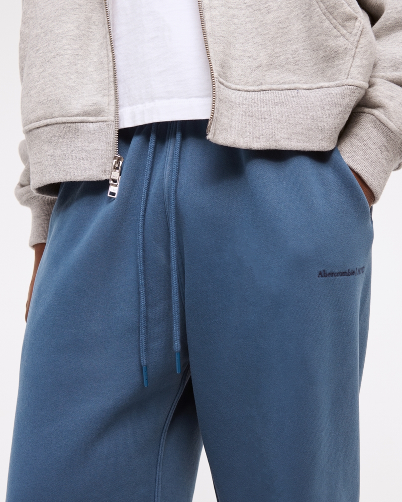 Micro-Logo Baggy Cinched Sweatpant