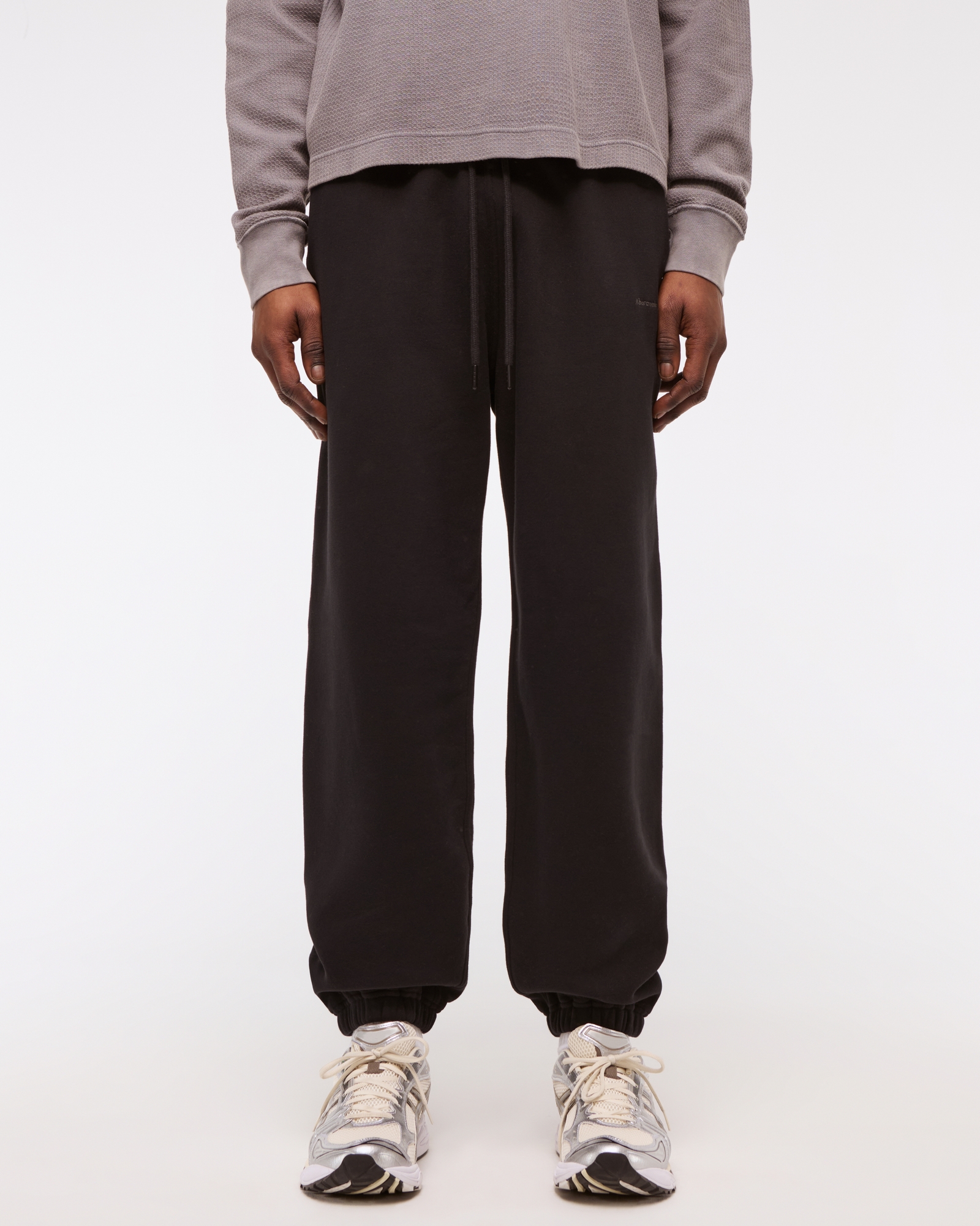 Micro-Logo Baggy Cinched Sweatpant