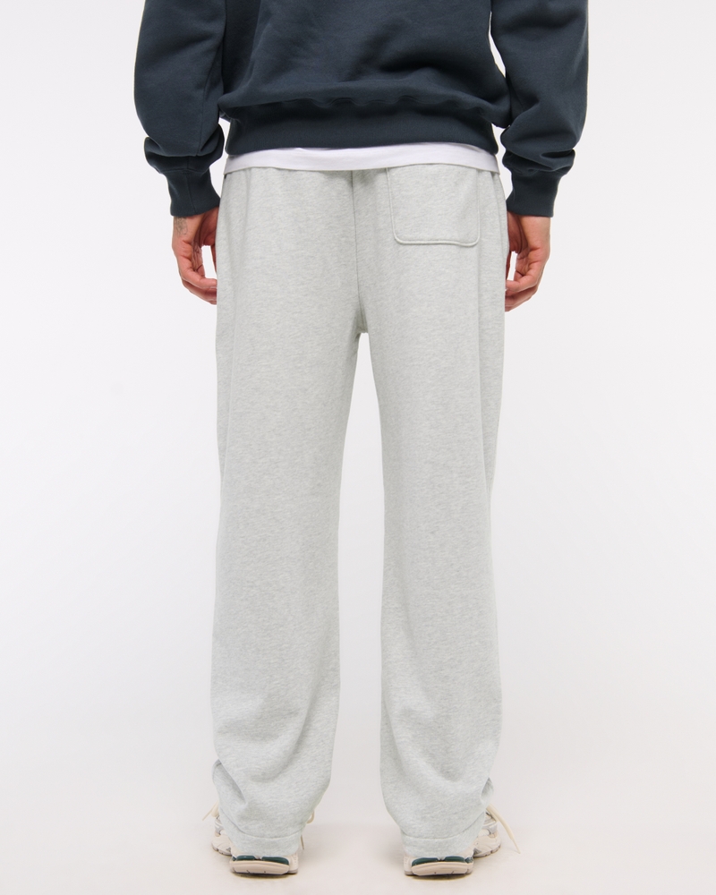 French Terry Logo Open-Hem Sweatpant