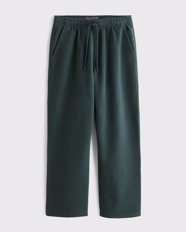 Essential Baggy Open-Hem Sweatpant, Dark Spruce view 1