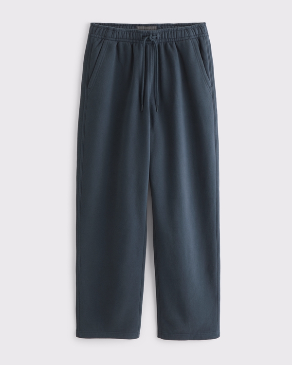 Essential Baggy Open-Hem Sweatpant, Navy view 1