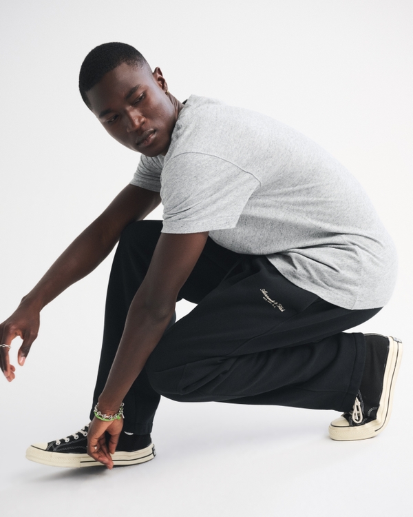 Premium Heavyweight Logo Open-Hem Sweatpant