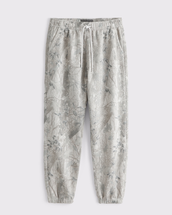 Pantalon en molleton cintré Essential, Brun Moyen Dd view 1