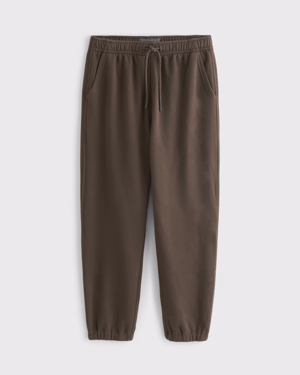 Essential Cinched Sweatpant, Chocolate Brown view 1