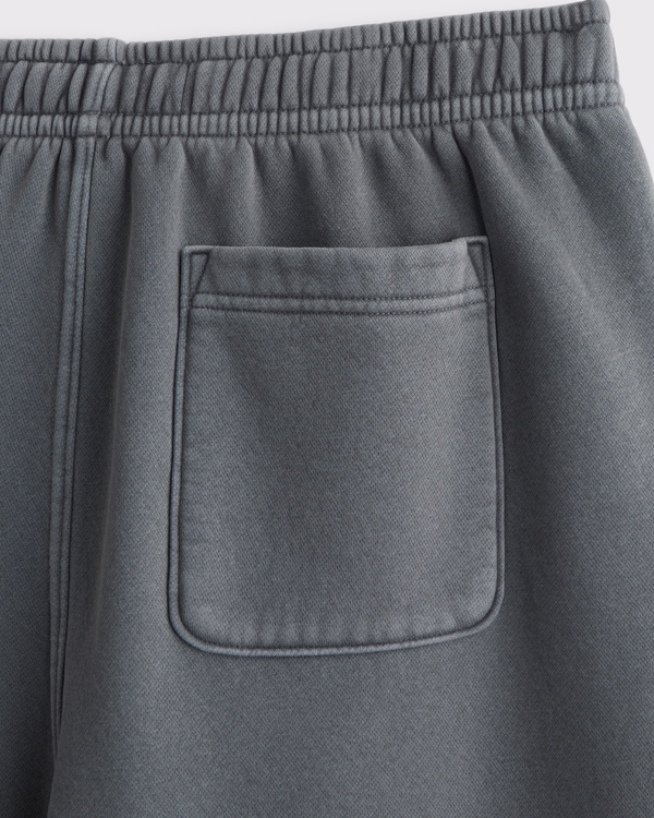 Pantalones de chándal ajustados básicos, Gris Oscuro view 2