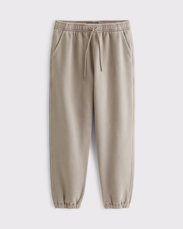 Essential Cinched Sweatpant, Light Brown view 1
