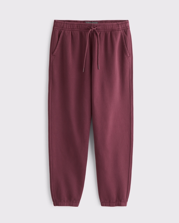 Essential Cinched Sweatpant, Burgundy view 1