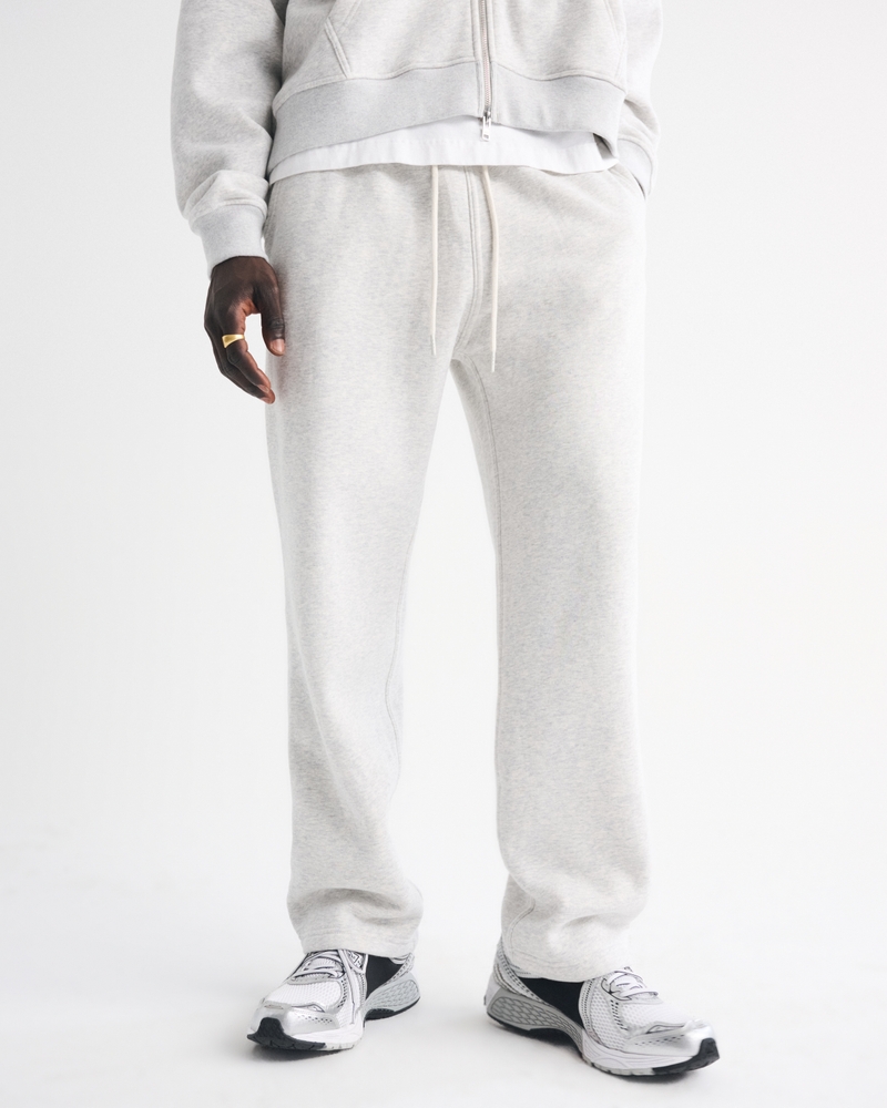 Essential Straight Open-Hem Sweatpant