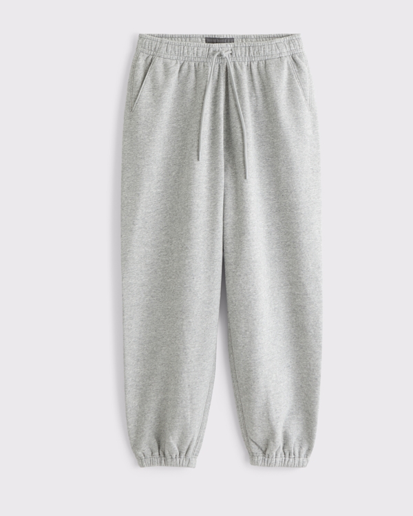 Essential Baggy Cinched Sweatpant, Heather Gray view 1