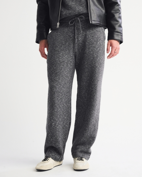 Baggy Open-Hem Sweater Pant